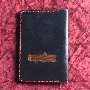 Twin Peaks Log Lady Handmade Leather Wallet